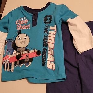 Thomas and friends the tank‎ engine shirt and pants 24 months..